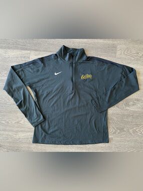 Nike Running Eastbay Women’s Dri-FIT Zip Pullover Long Sleeves Medium